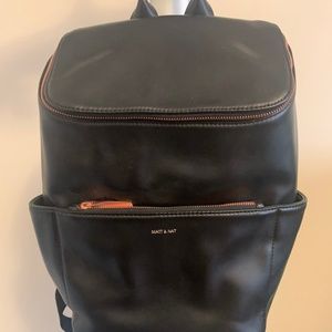 Leather back pack